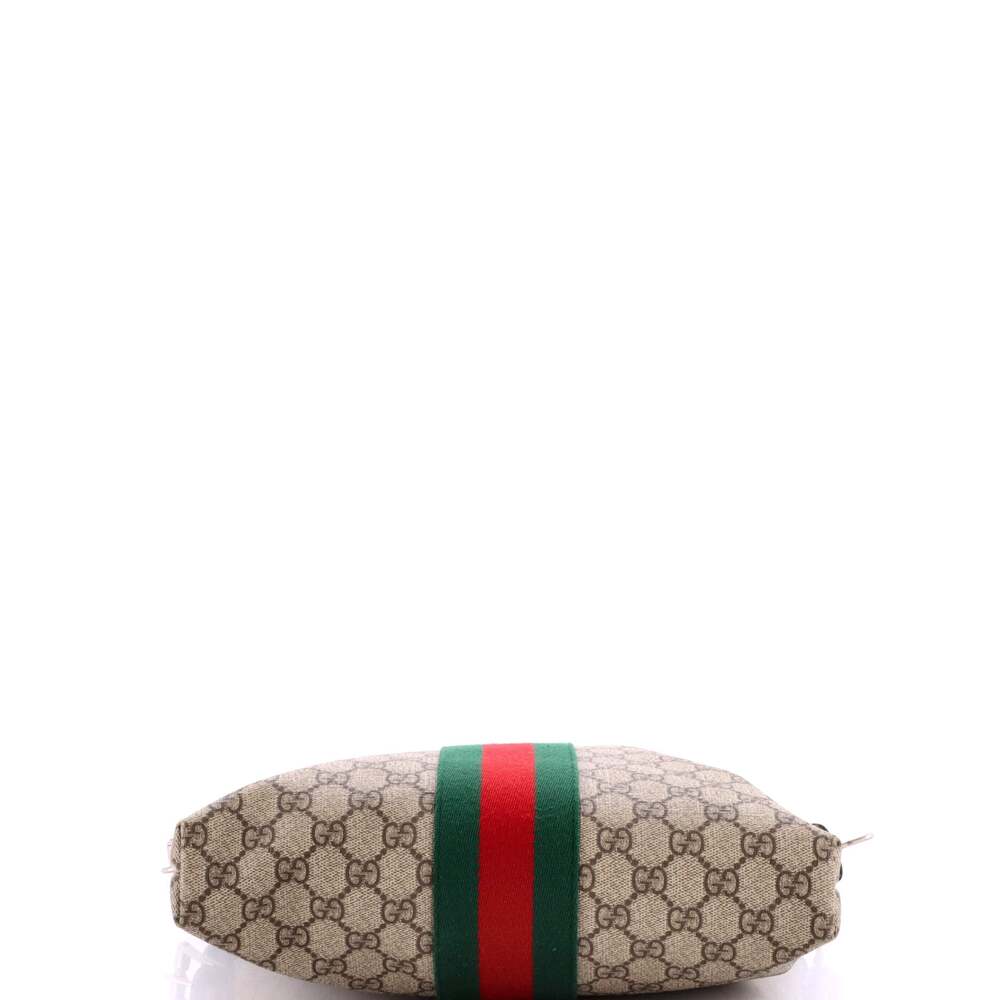 Gucci Web Messenger Bag Gg Coated #240755G10B - Picture 4 of 8